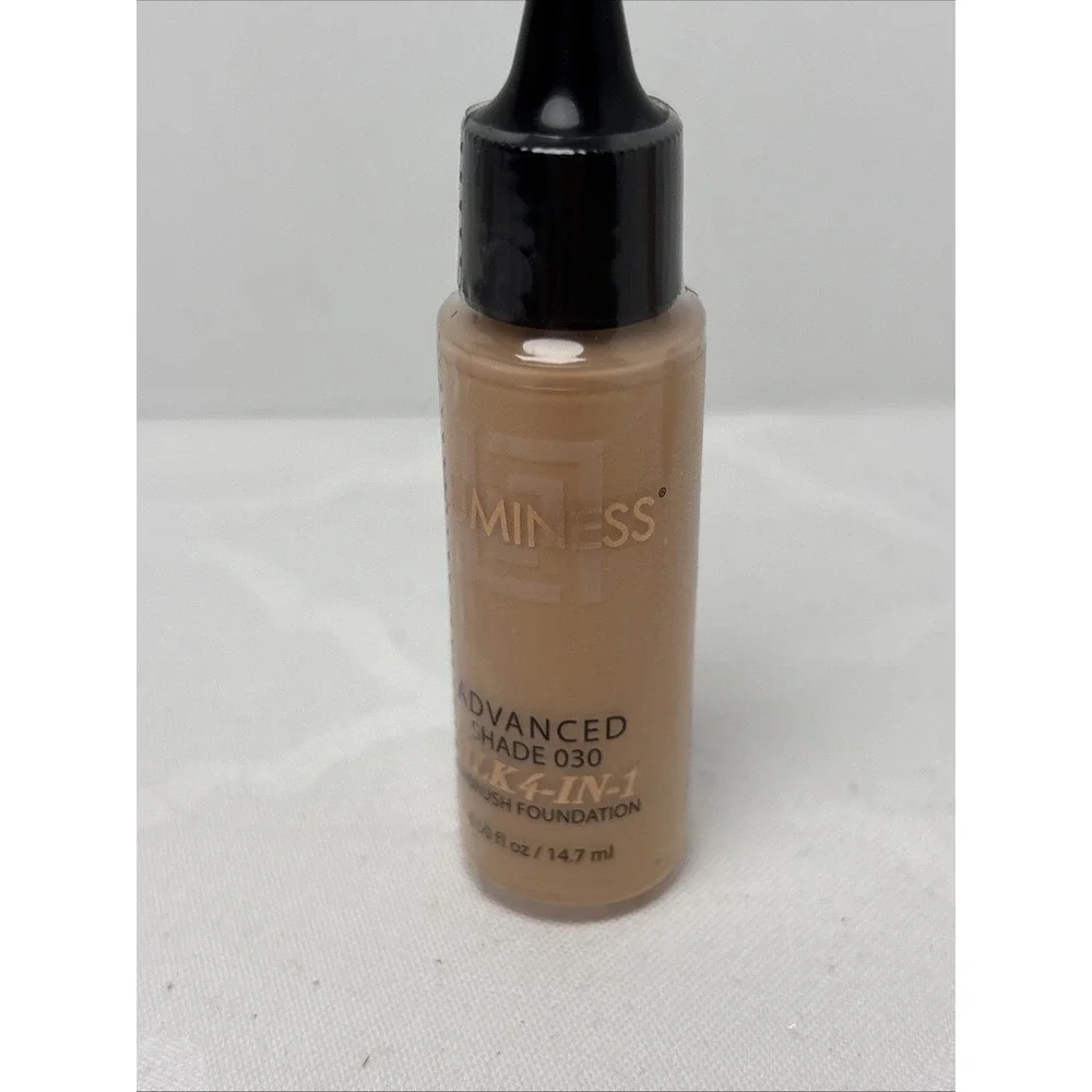 3 Luminess Silk 4-In-1 Shade 2 - 030 1 - 040 Advanced Airbrush Foundation .50 oz